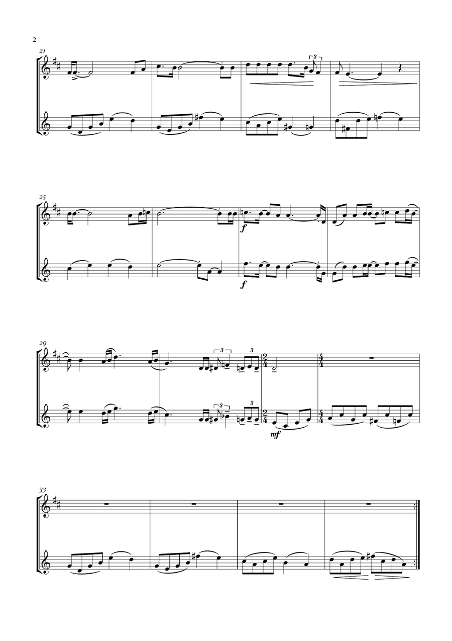 Bohemian Rhapsody Bohemian Rhapsody Brass Duet scores gallery preview page 2