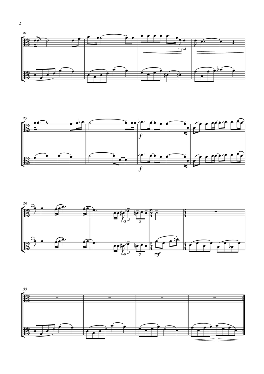 Bohemian Rhapsody Bohemian Rhapsody String Duet scores gallery preview page 2