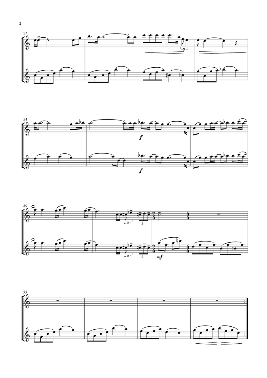 Bohemian Rhapsody Bohemian Rhapsody String Duet scores gallery preview page 2