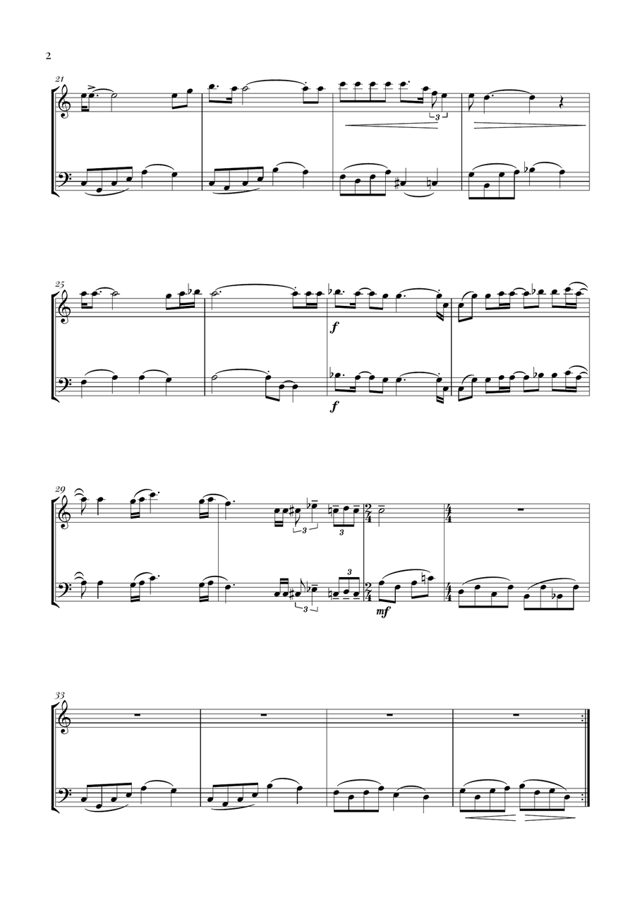 Bohemian Rhapsody Bohemian Rhapsody String Duet scores gallery preview page 2