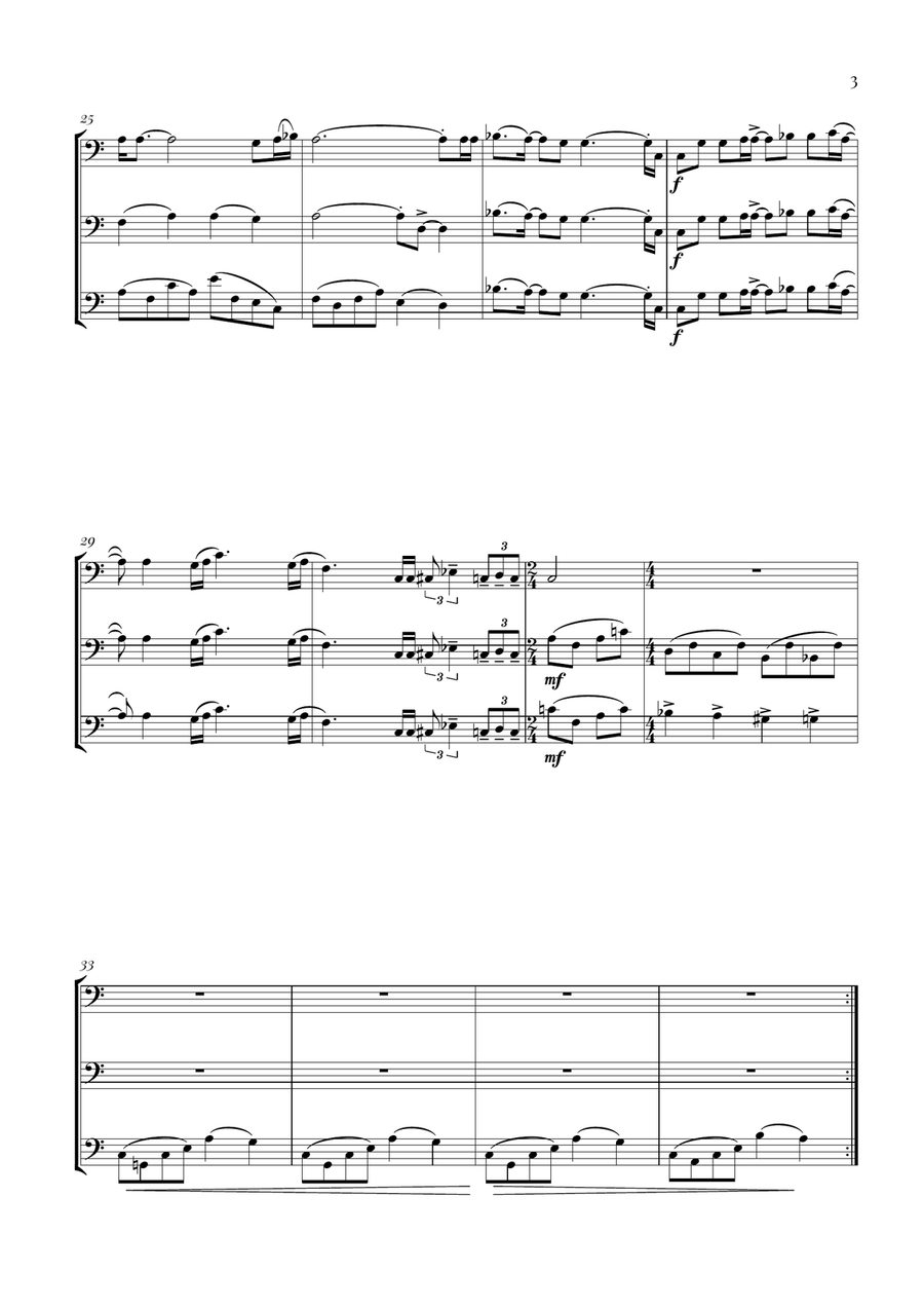 Bohemian Rhapsody Bohemian Rhapsody String Trio scores gallery preview page 3