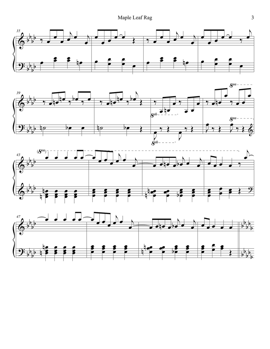 Maple Leaf Rag Maple Leaf Rag Piano Method scores gallery preview page 3