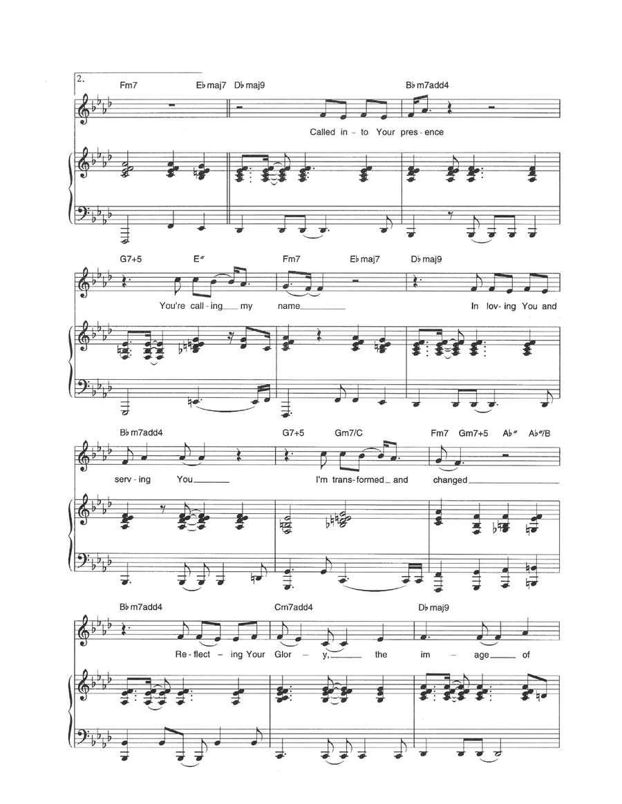 Holding On Holding On Piano, Vocal scores gallery preview page 3