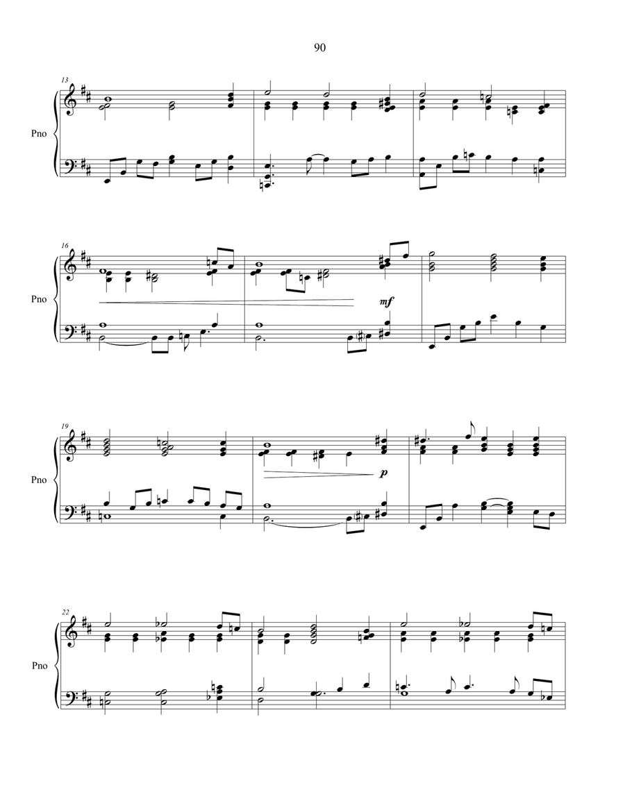 Remember Him, piano solo Remember Him, piano solo Piano Solo scores gallery preview page 3