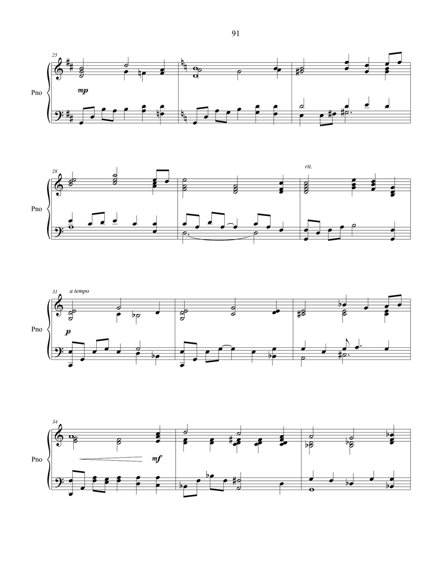 Remember Him, piano solo Remember Him, piano solo Piano Solo scores gallery preview page 4