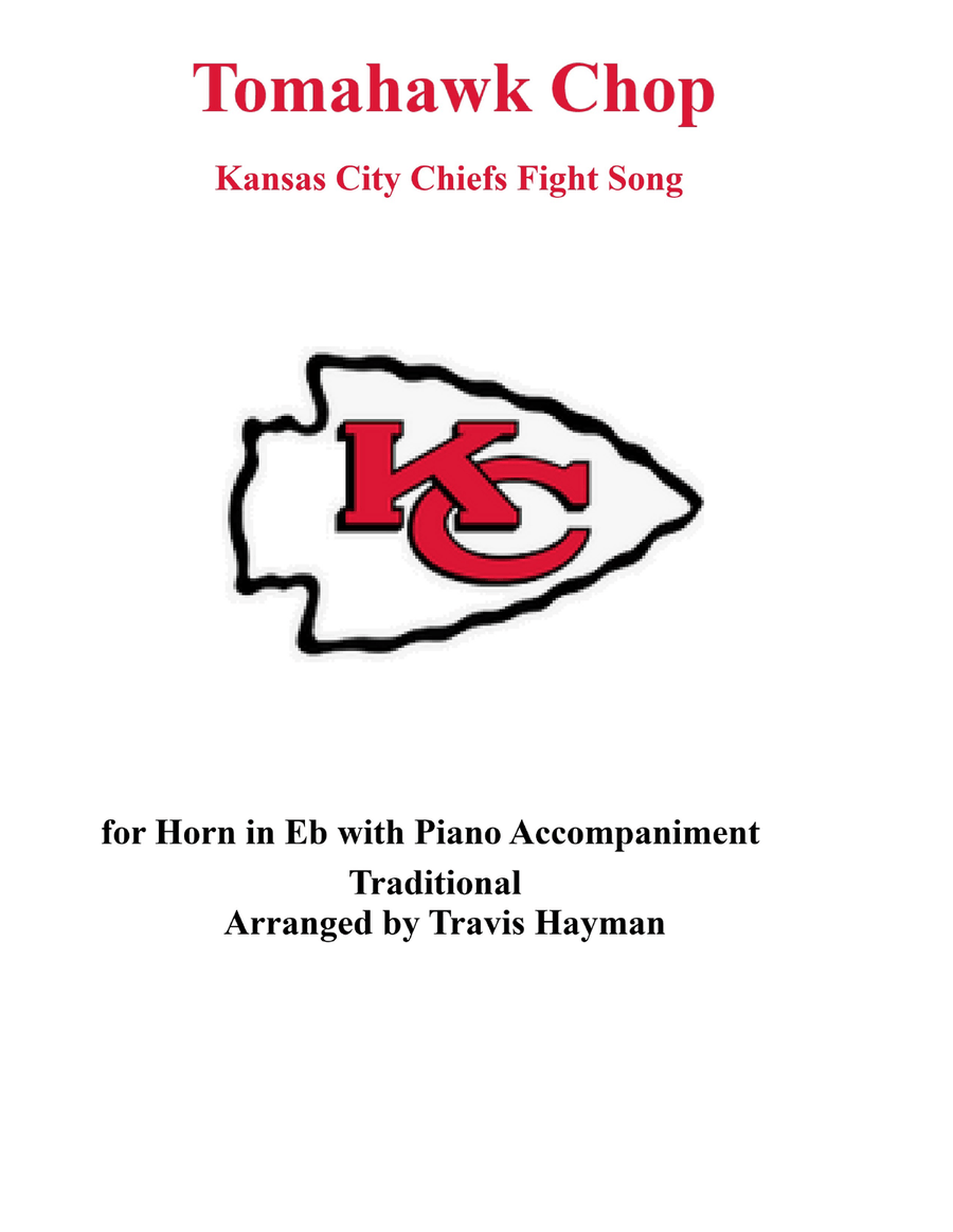 Tomahawk Chop - for Horn in Eb with Piano Accompaniment Piano scores gallery preview page 1