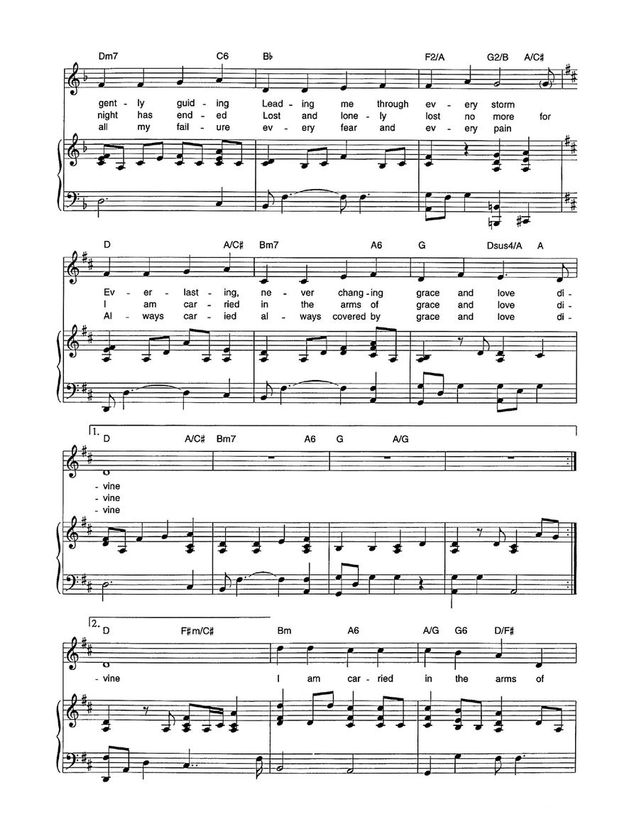 I Am Carried I Am Carried Piano, Vocal scores gallery preview page 2