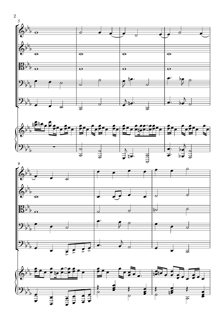 Croatian Rhapsody Croatian Rhapsody String Orchestra scores gallery preview page 2