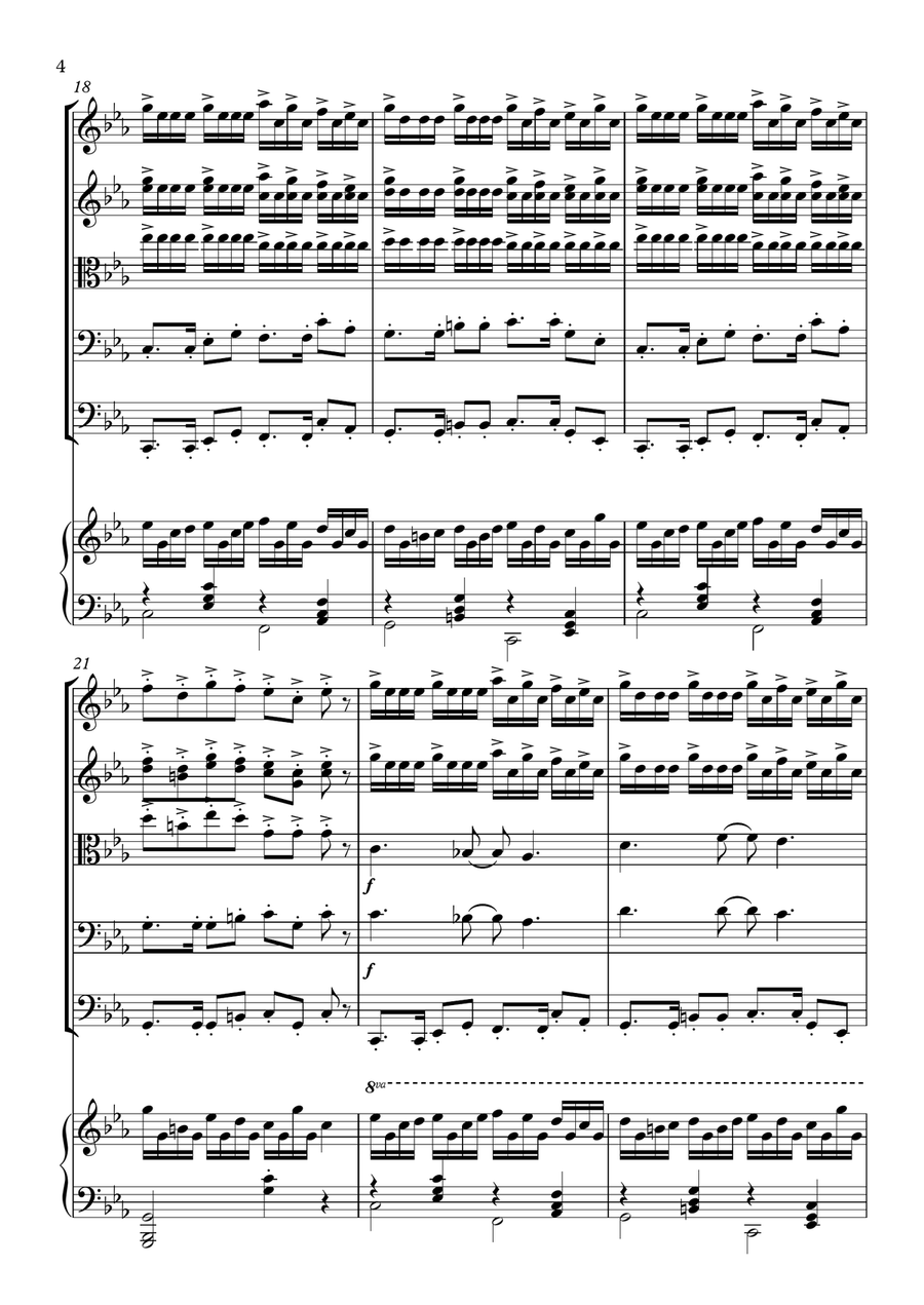 Croatian Rhapsody Croatian Rhapsody String Orchestra scores gallery preview page 4