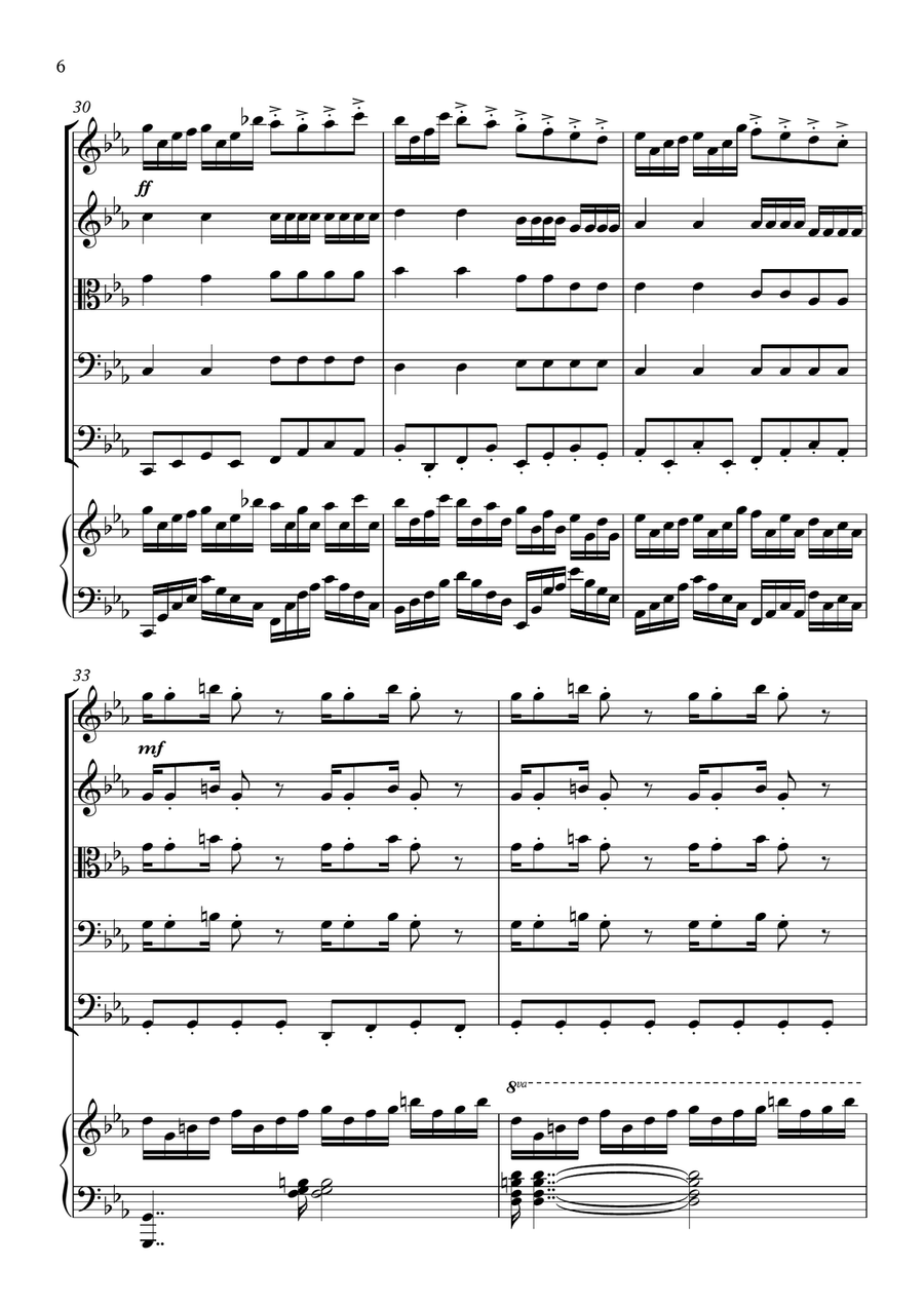Croatian Rhapsody Croatian Rhapsody String Orchestra scores gallery preview page 6