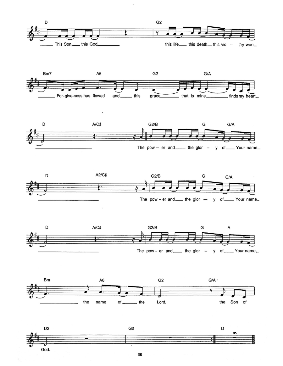 The Power And The Glory The Power And The Glory Piano scores gallery preview page 2