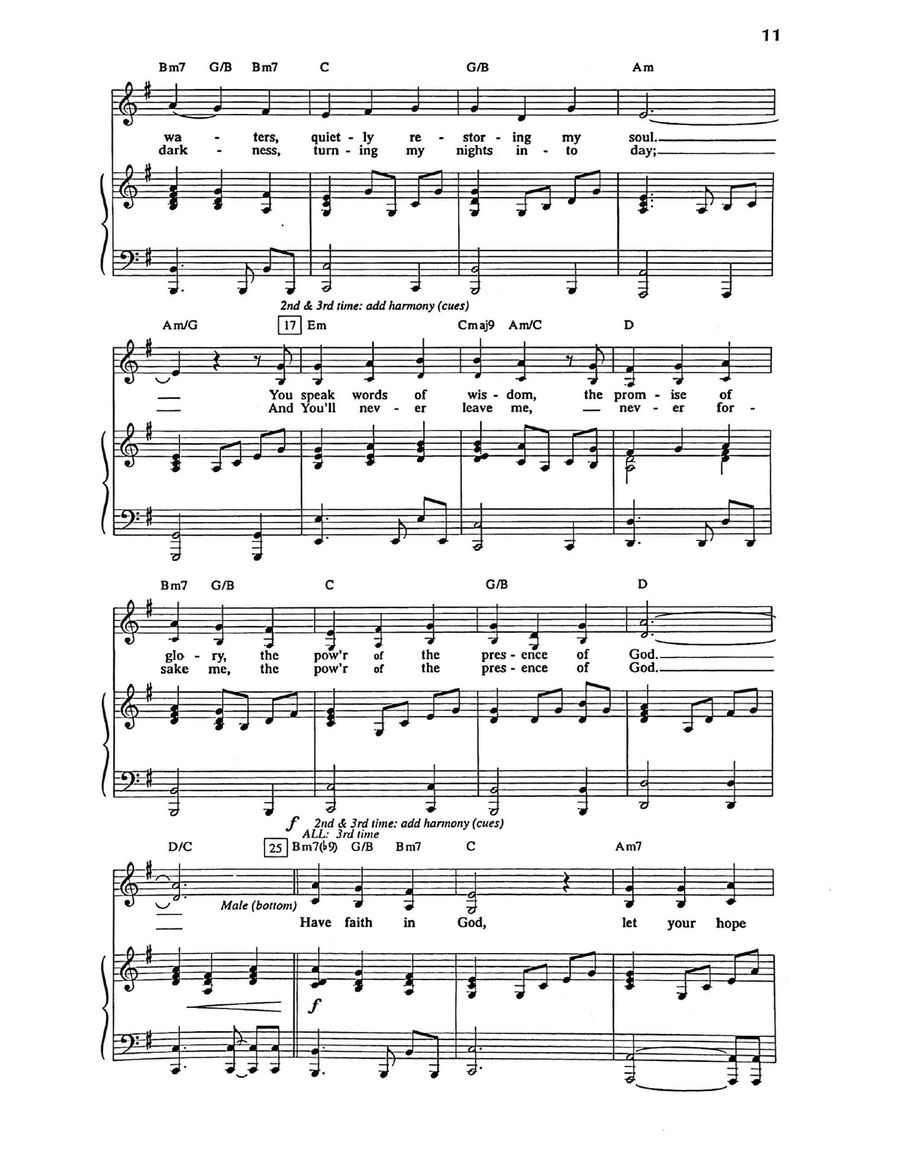 Have Faith In God Have Faith In God Piano, Vocal scores gallery preview page 2