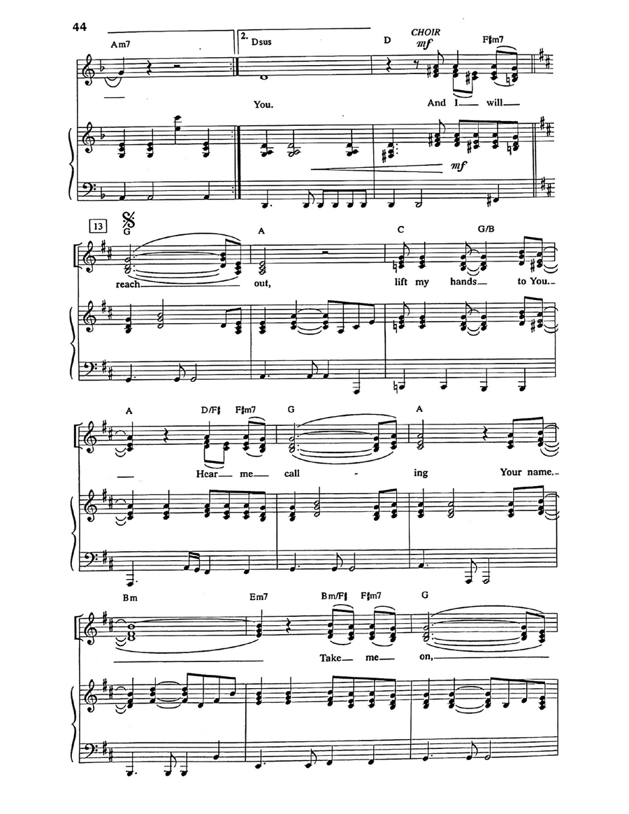 Here I Am Here I Am Piano, Vocal scores gallery preview page 2