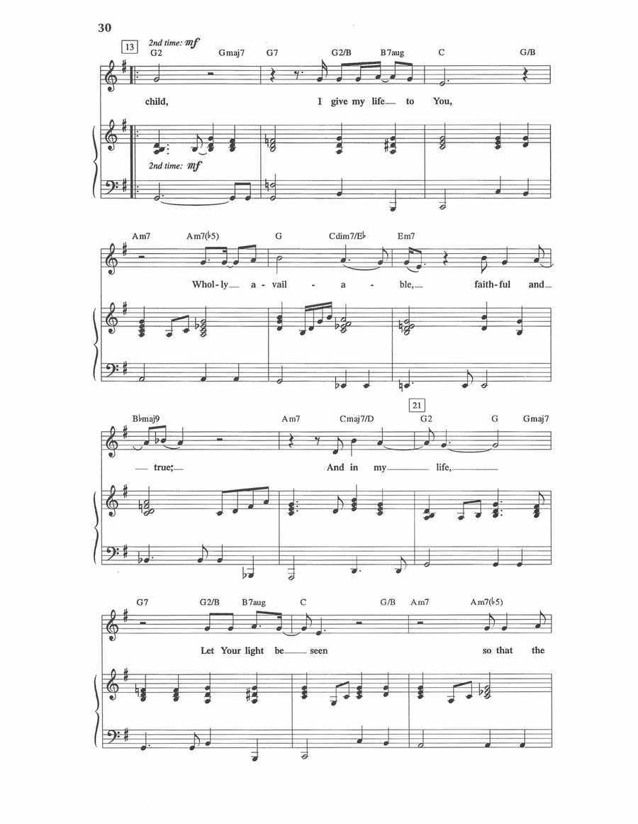 I'm Your Child / I'll Take This Time Piano, Vocal scores gallery preview page 2