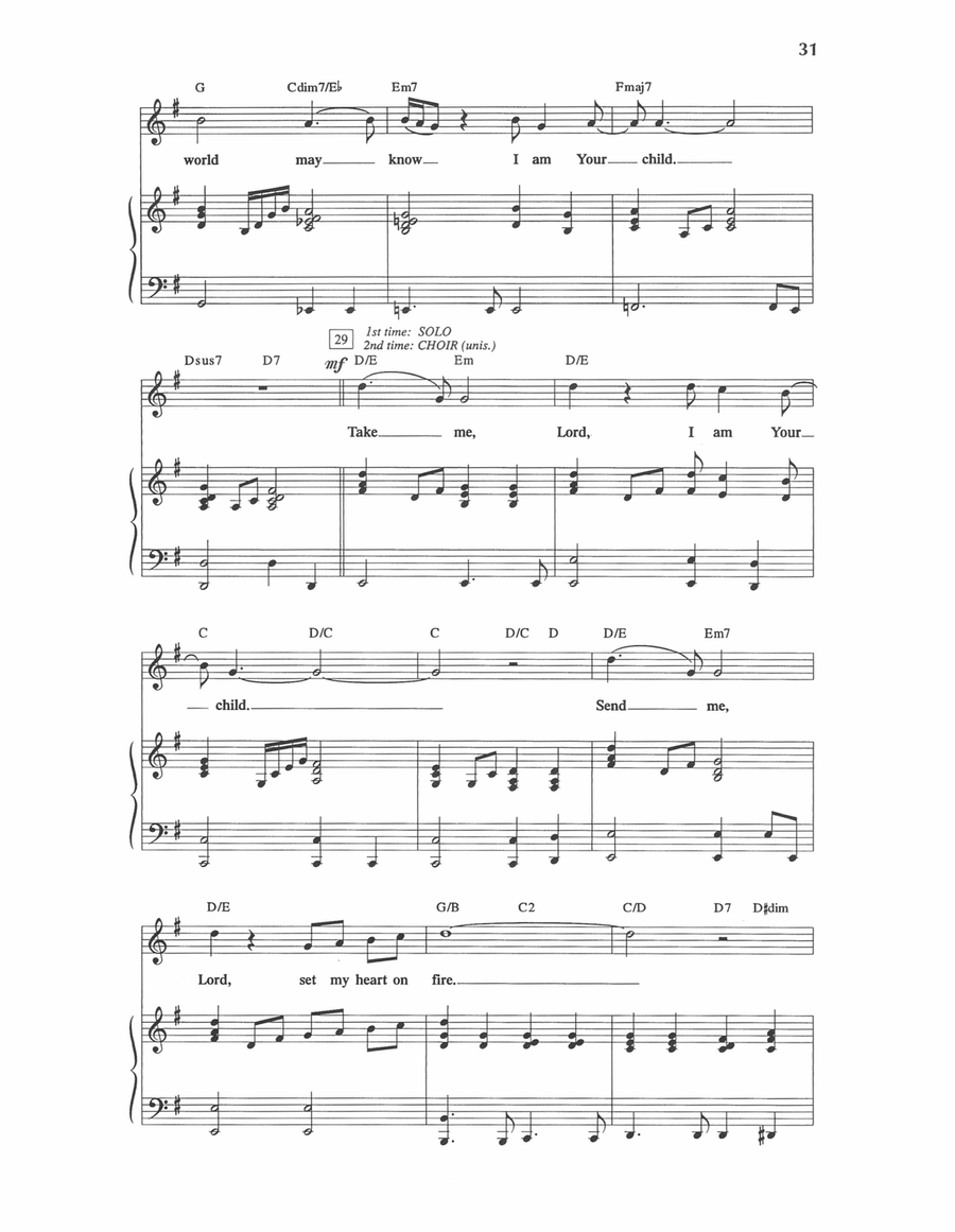 I'm Your Child / I'll Take This Time Piano, Vocal scores gallery preview page 3