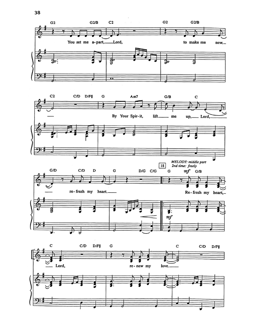 Refresh My Heart Refresh My Heart Piano, Vocal scores gallery preview page 2