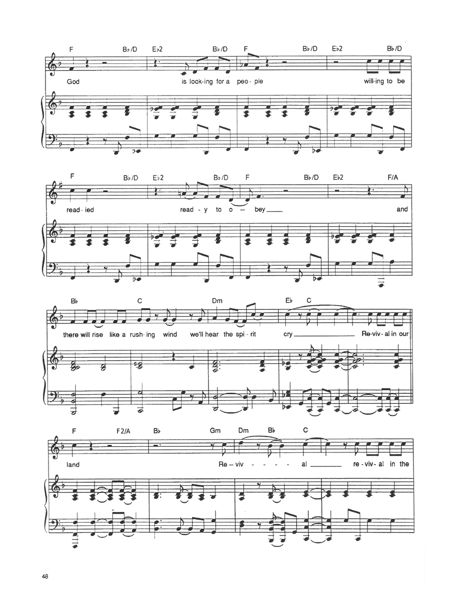 Revival Revival Piano, Vocal scores gallery preview page 2