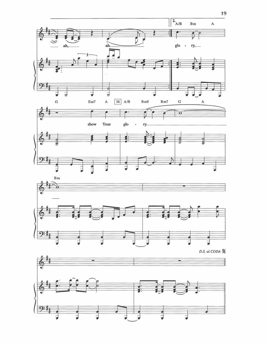Show Your Glory Show Your Glory Piano, Vocal scores gallery preview page 4