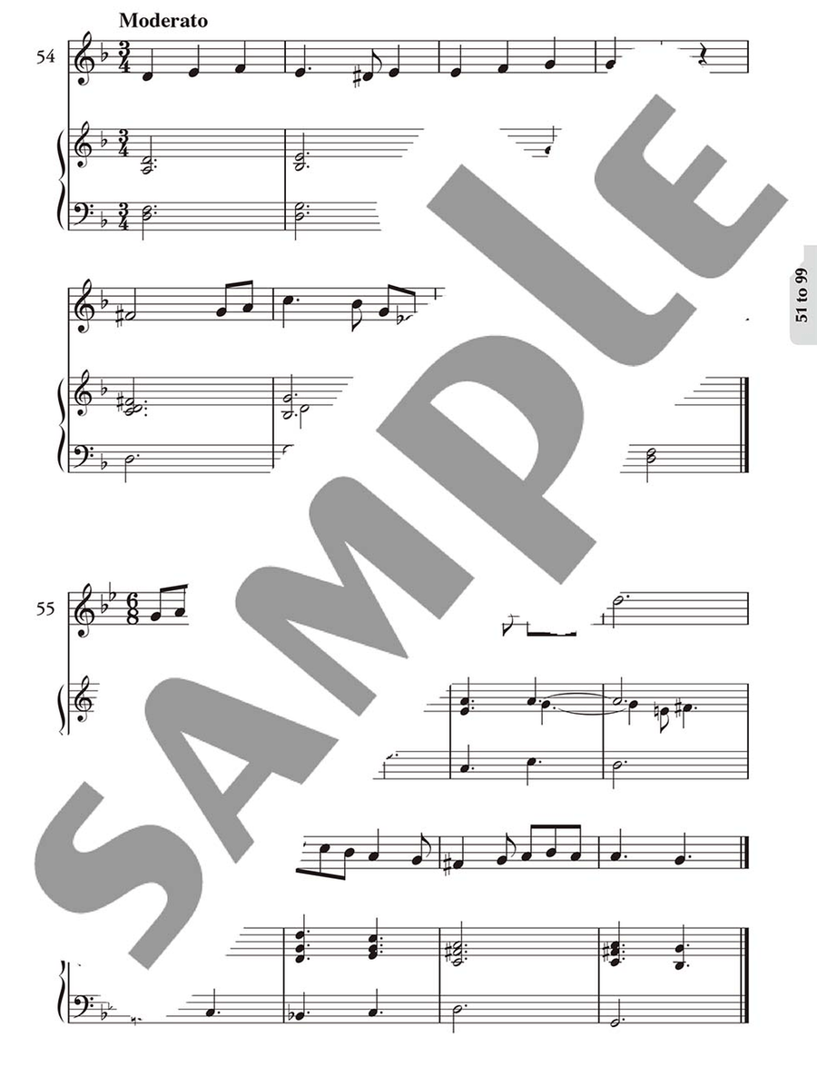 Let's Sing Beautifully! Solfege Book - Advanced Vol. 1 with Sample Music Download Voice Solo scores gallery preview page 2