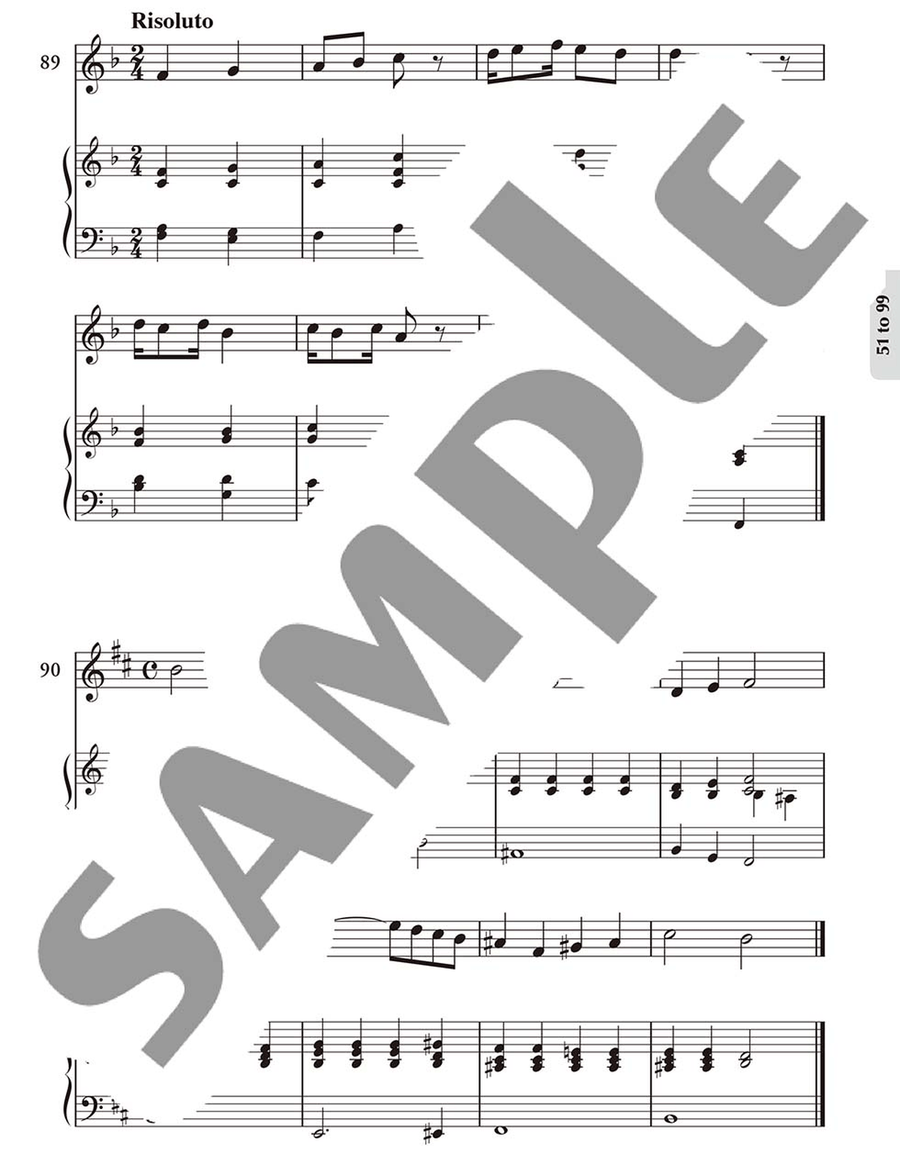 Let's Sing Beautifully! Solfege Book - Advanced Vol. 1 with Sample Music Download Voice Solo scores gallery preview page 3