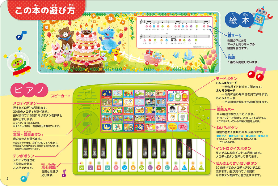 YAMAHA Piano Picturebook [2nd Edition] Easy Piano scores gallery preview page 2