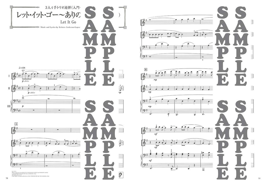 Various Arrangements on a Theme - Let It Go from Disney 