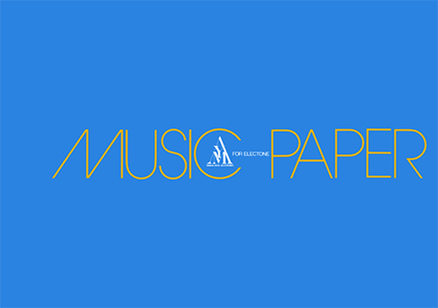 MUSIC PAPER FOR ELECTONE - Electone Blank Sheet Music Notebook Electone scores gallery preview page 1