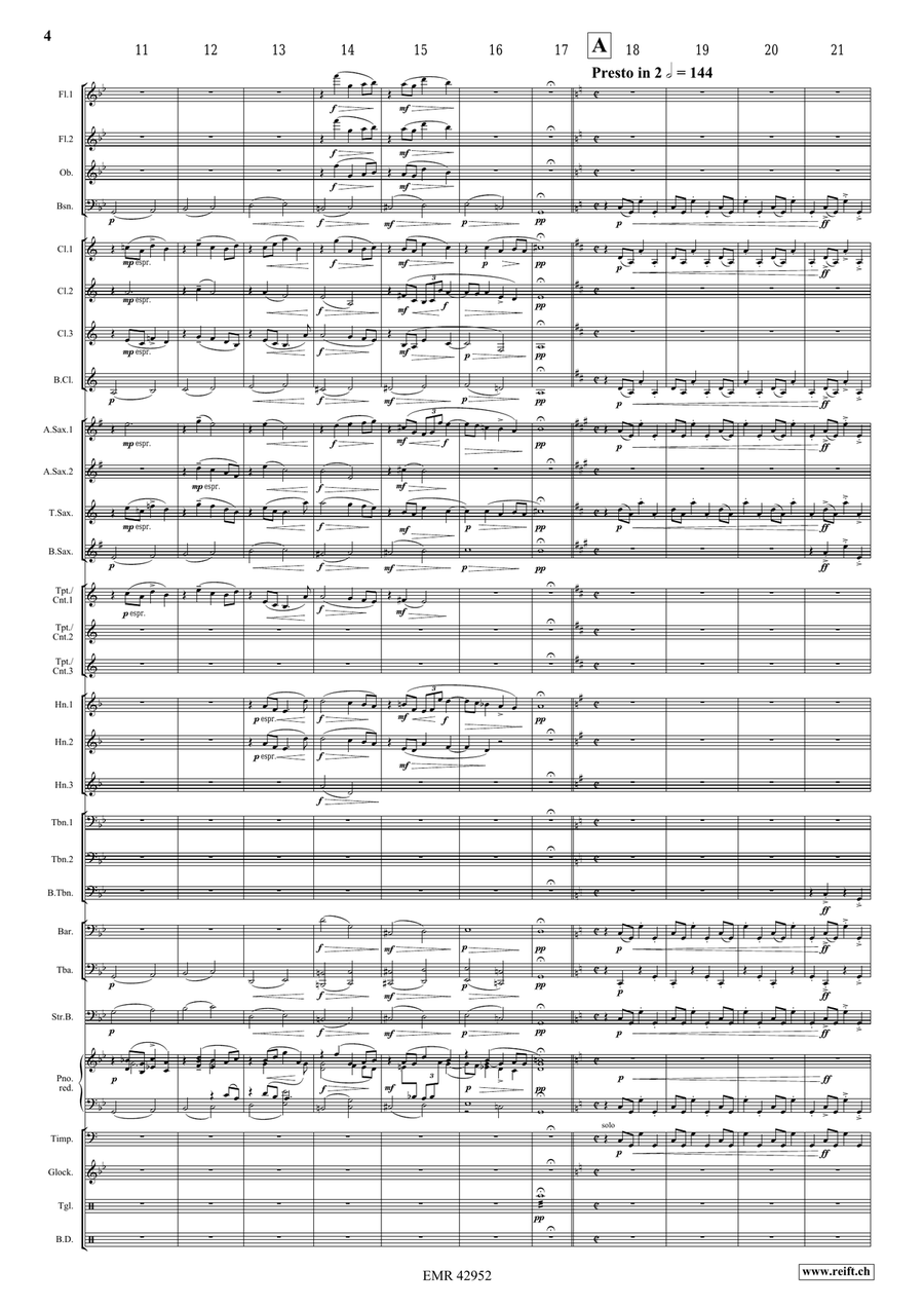 Enigma Variations Enigma Variations Concert Band scores gallery preview page 4