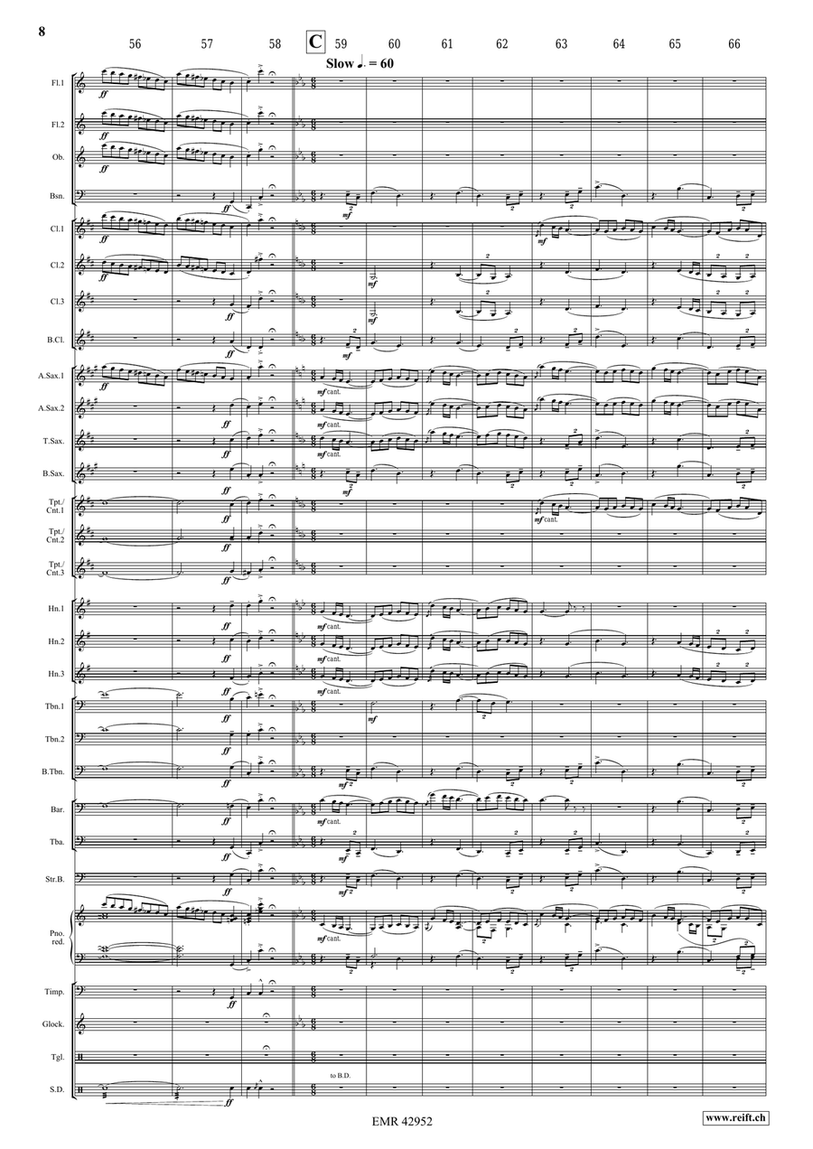 Enigma Variations Enigma Variations Concert Band scores gallery preview page 8