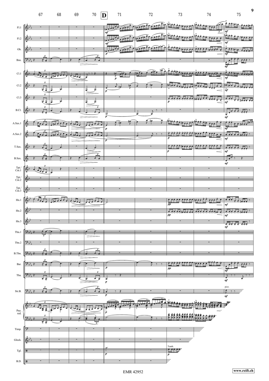 Enigma Variations Enigma Variations Concert Band scores gallery preview page 9