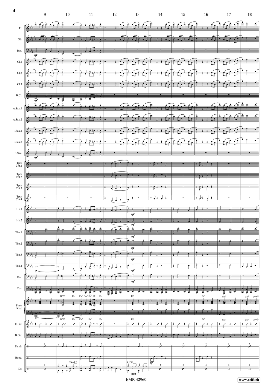 Apollo Swingy March Apollo Swingy March Concert Band scores gallery preview page 4