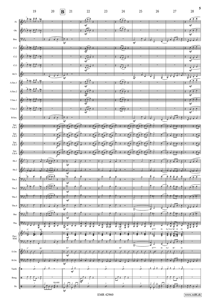 Apollo Swingy March Apollo Swingy March Concert Band scores gallery preview page 5