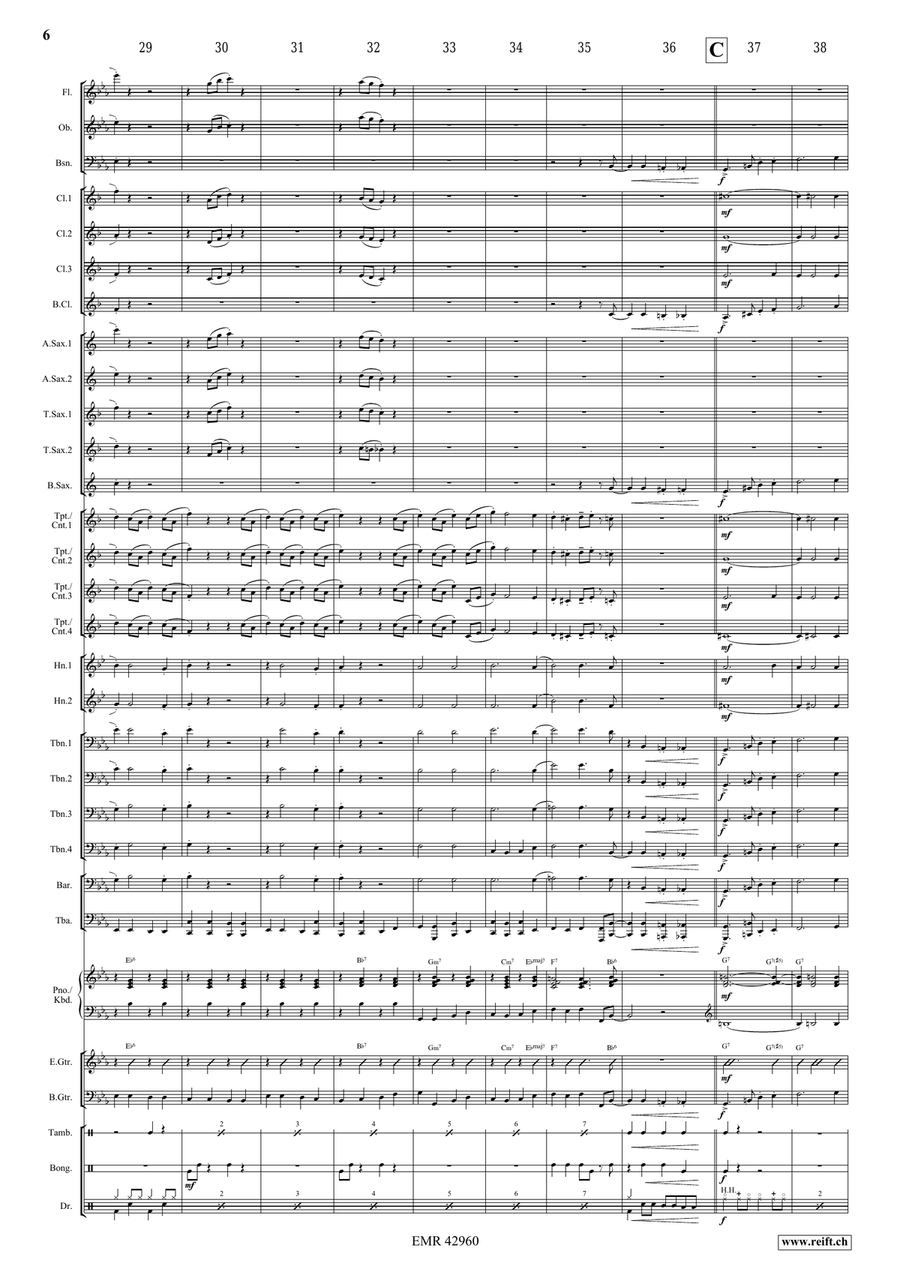 Apollo Swingy March Apollo Swingy March Concert Band scores gallery preview page 6