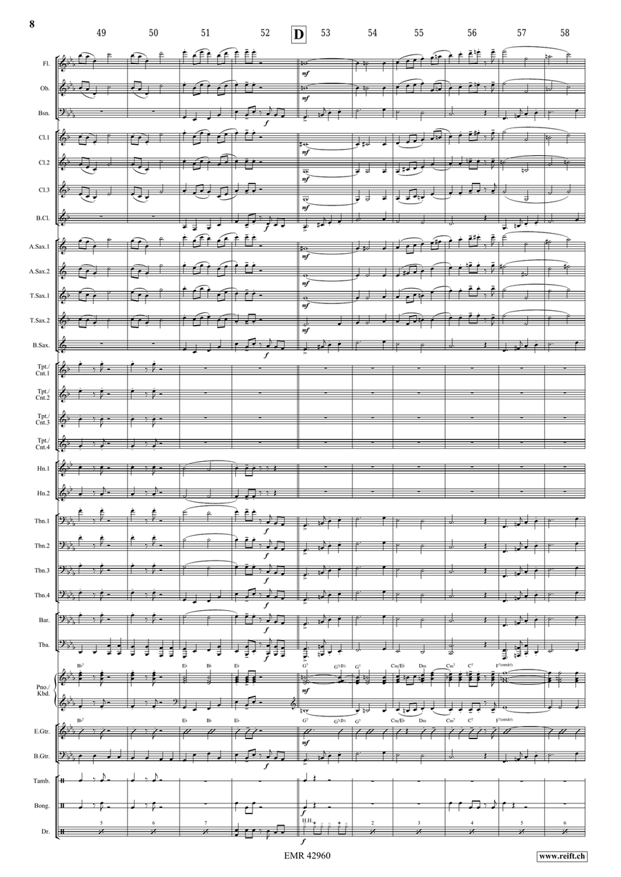 Apollo Swingy March Apollo Swingy March Concert Band scores gallery preview page 8
