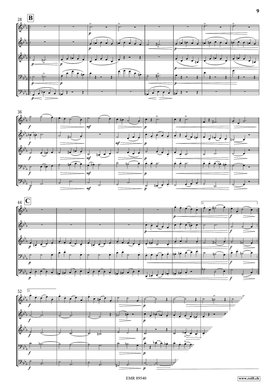 Quintet No. 1, Op. 5 Quintet No. 1, Op. 5 Score scores gallery preview page 6