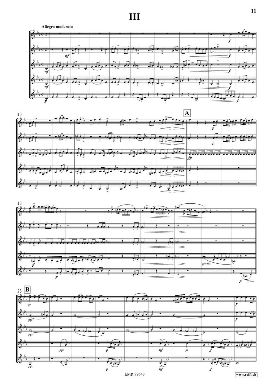 Quintet No. 1, Op. 5 Quintet No. 1, Op. 5 Cornet scores gallery preview page 7