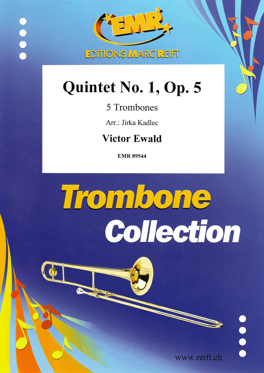 Quintet No. 1, Op. 5 Quintet No. 1, Op. 5 Trombone scores gallery preview page 1