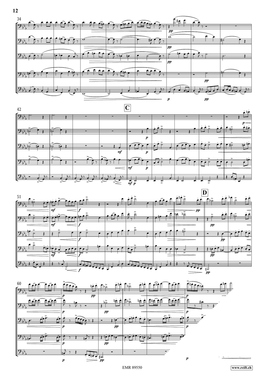 Quintet No. 1, Op. 5 Bassoon scores gallery preview page 8