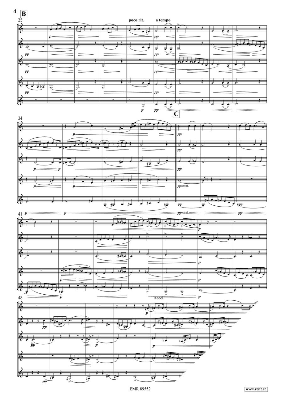 Quintet No. 1, Op. 5 Quintet No. 1, Op. 5 Horn scores gallery preview page 4