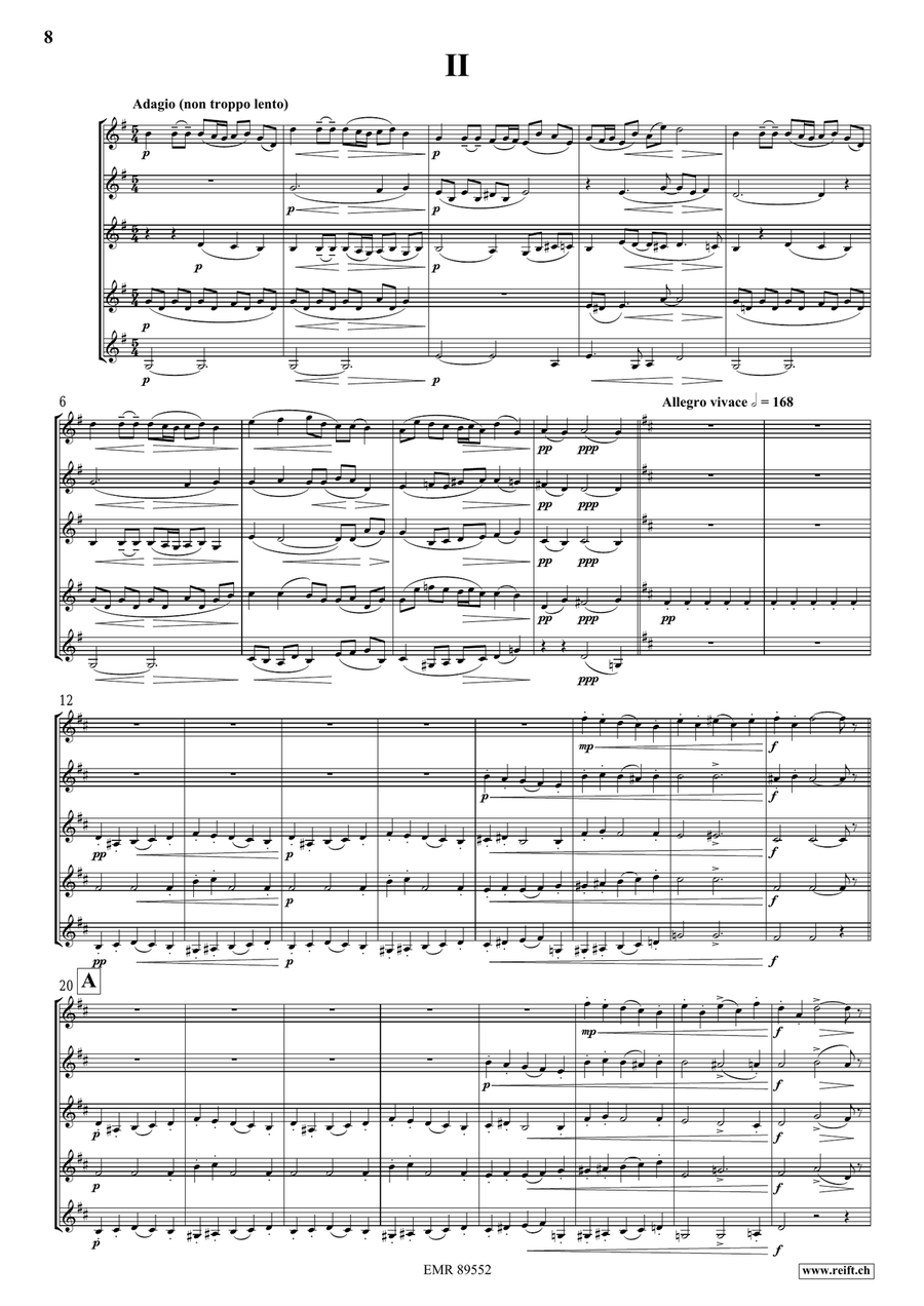 Quintet No. 1, Op. 5 Quintet No. 1, Op. 5 Horn scores gallery preview page 5