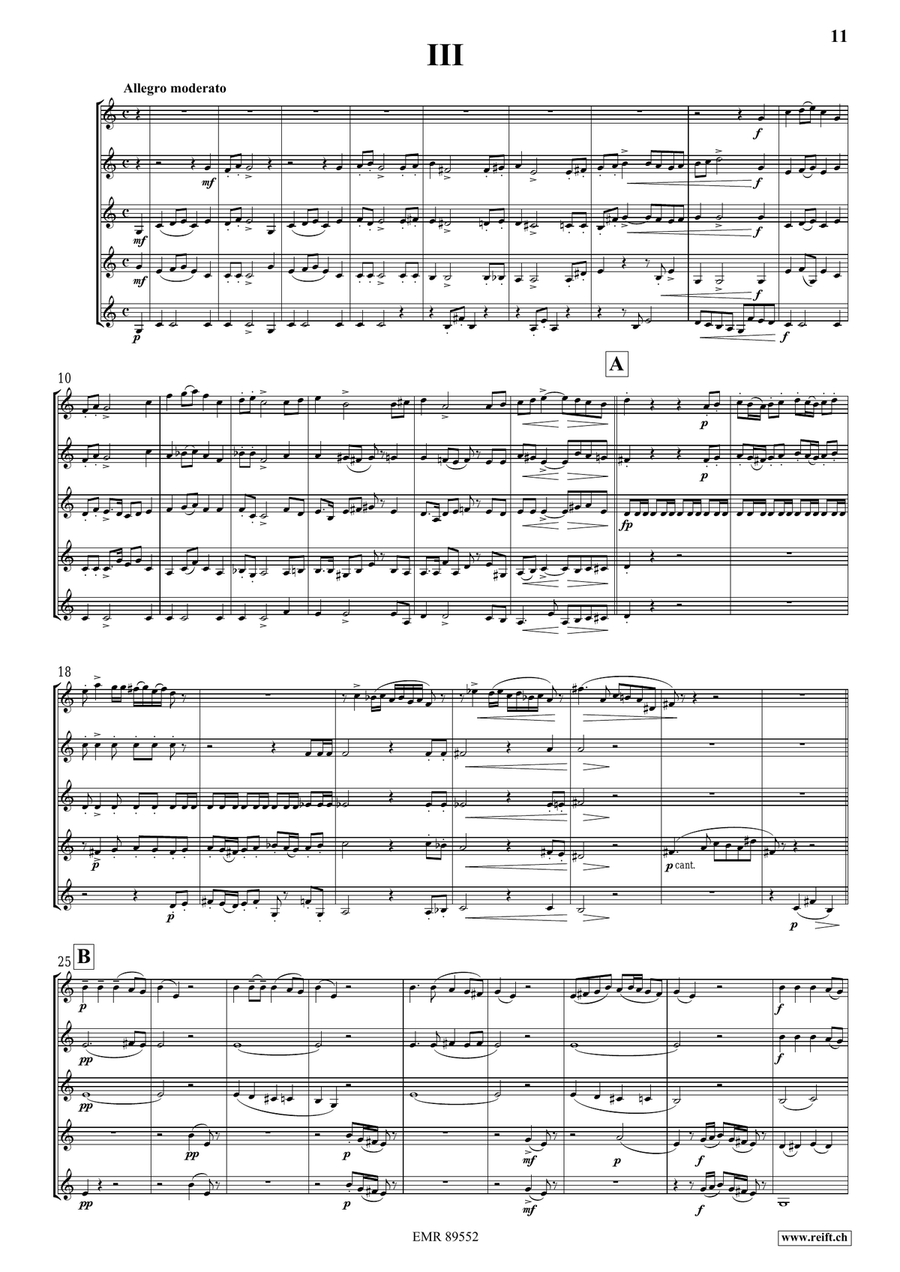 Quintet No. 1, Op. 5 Quintet No. 1, Op. 5 Horn scores gallery preview page 7