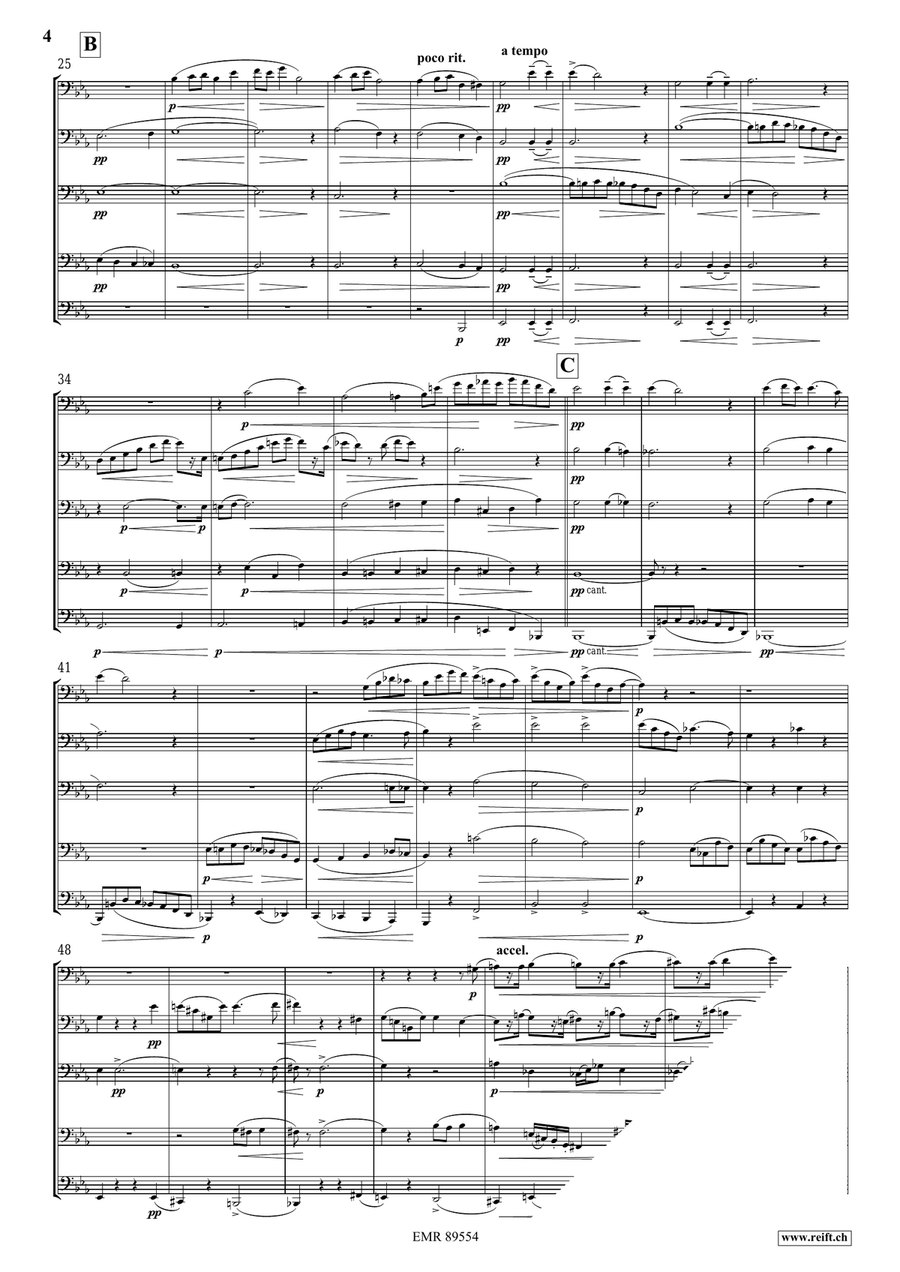 Quintet No. 1, Op. 5 Quintet No. 1, Op. 5 Tuba scores gallery preview page 4