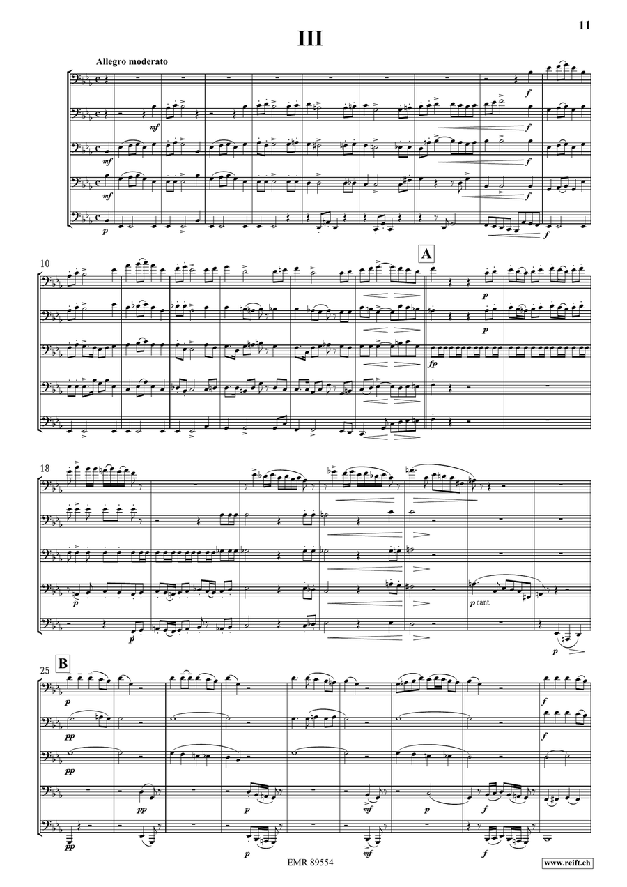 Quintet No. 1, Op. 5 Quintet No. 1, Op. 5 Tuba scores gallery preview page 7