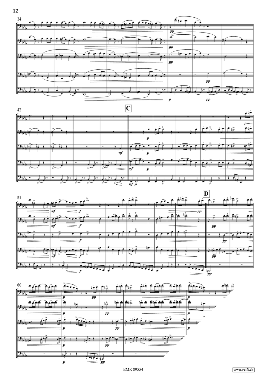 Quintet No. 1, Op. 5 Quintet No. 1, Op. 5 Tuba scores gallery preview page 8