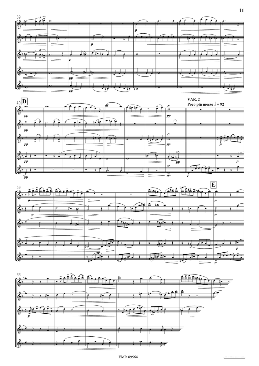 Quintet No. 2, Op. 6 Quintet No. 2, Op. 6 Flute scores gallery preview page 6