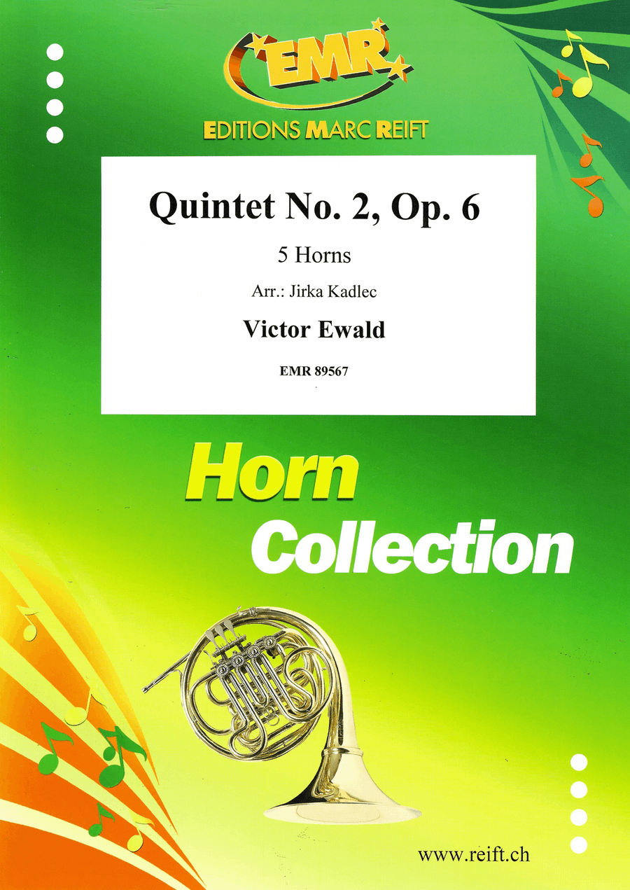 Quintet No. 2, Op. 6 Quintet No. 2, Op. 6 Horn scores gallery preview page 1