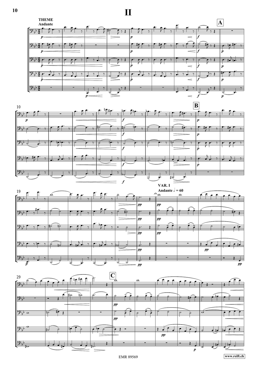 Quintet No. 2, Op. 6 Quintet No. 2, Op. 6 Tuba scores gallery preview page 5