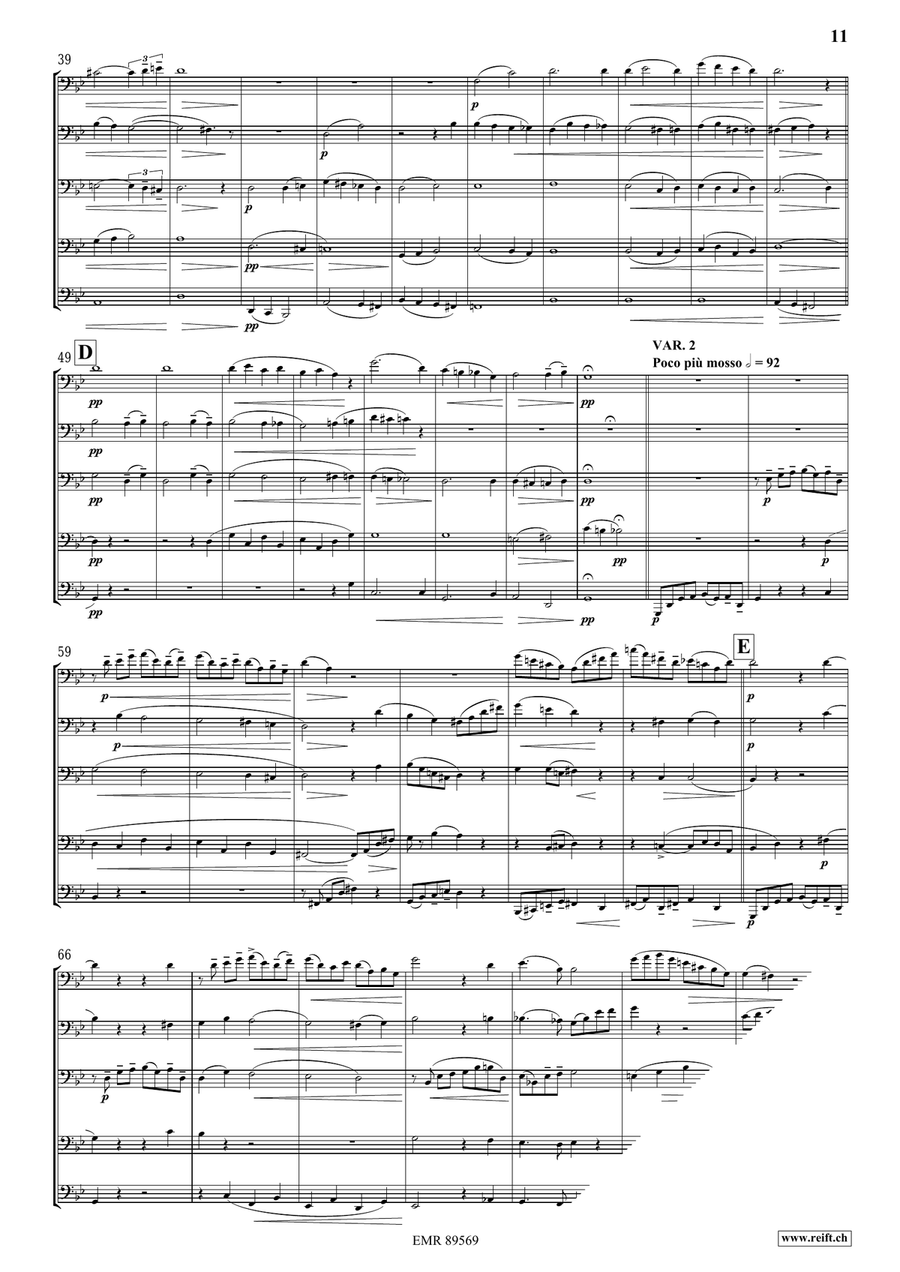 Quintet No. 2, Op. 6 Quintet No. 2, Op. 6 Tuba scores gallery preview page 6