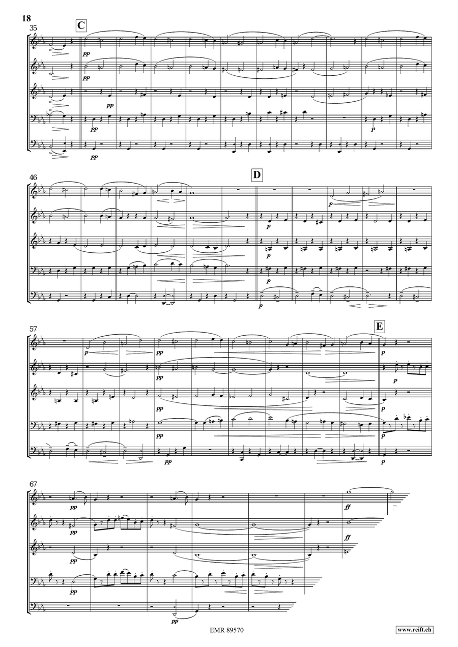 Quintet No. 3, Op. 7 Quintet No. 3, Op. 7 Score scores gallery preview page 9