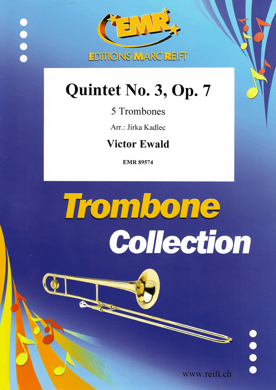 Quintet No. 3, Op. 7 Trombone scores gallery preview page 1